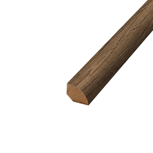PERFORMANCE ACCESSORIES Woodlake 0.62 in. T x 0.75 in. W x 94.5 in. L Textured Wood Look Laminate Moulding/Trim Quarter Round Molding