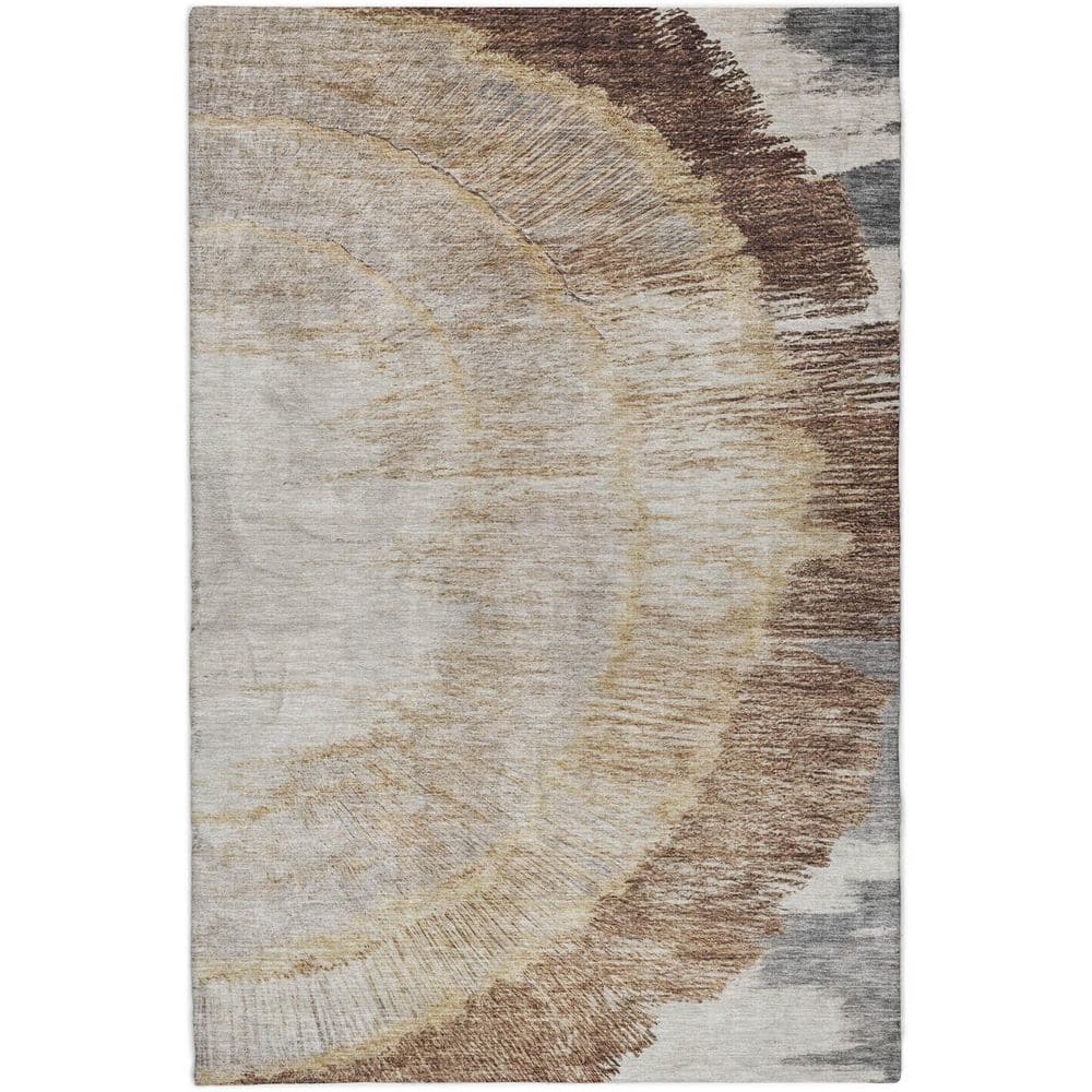 Dream Shag Premium Machine Washable Abstract ADS650 Brown 10 ft. x 14 ft. Area Rug price history on PriceWatchPro