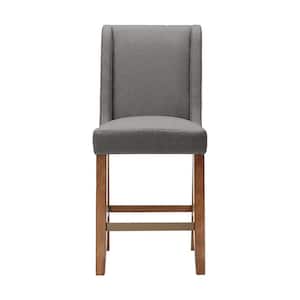 Victor 25.75 in. Grey Wood Counter Stool
