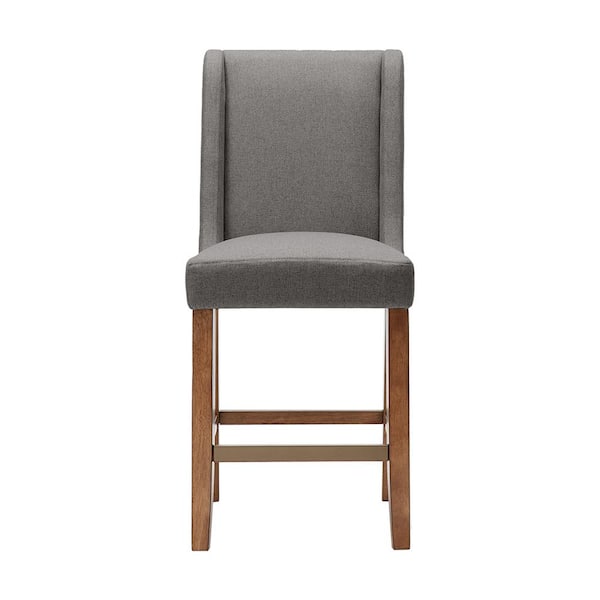 Victor 25.75 in. Grey Wood Counter Stool