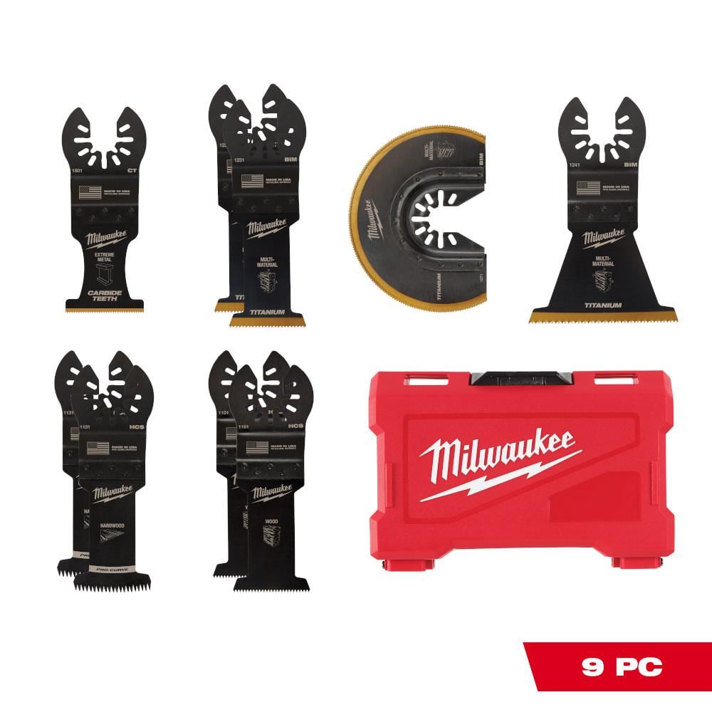 Milwaukee Oscillating Multi-Tool Blade Kit (9-Piece)