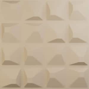 19 5/8 in. x 19 5/8 in. Tristan EnduraWall Decorative 3D Wall Panel, Smokey Beige (Covers 2.67 Sq. Ft.)