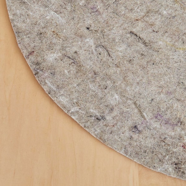 4 ft. 10 in. Round 1/4 in. Dual Surface Rug Pad