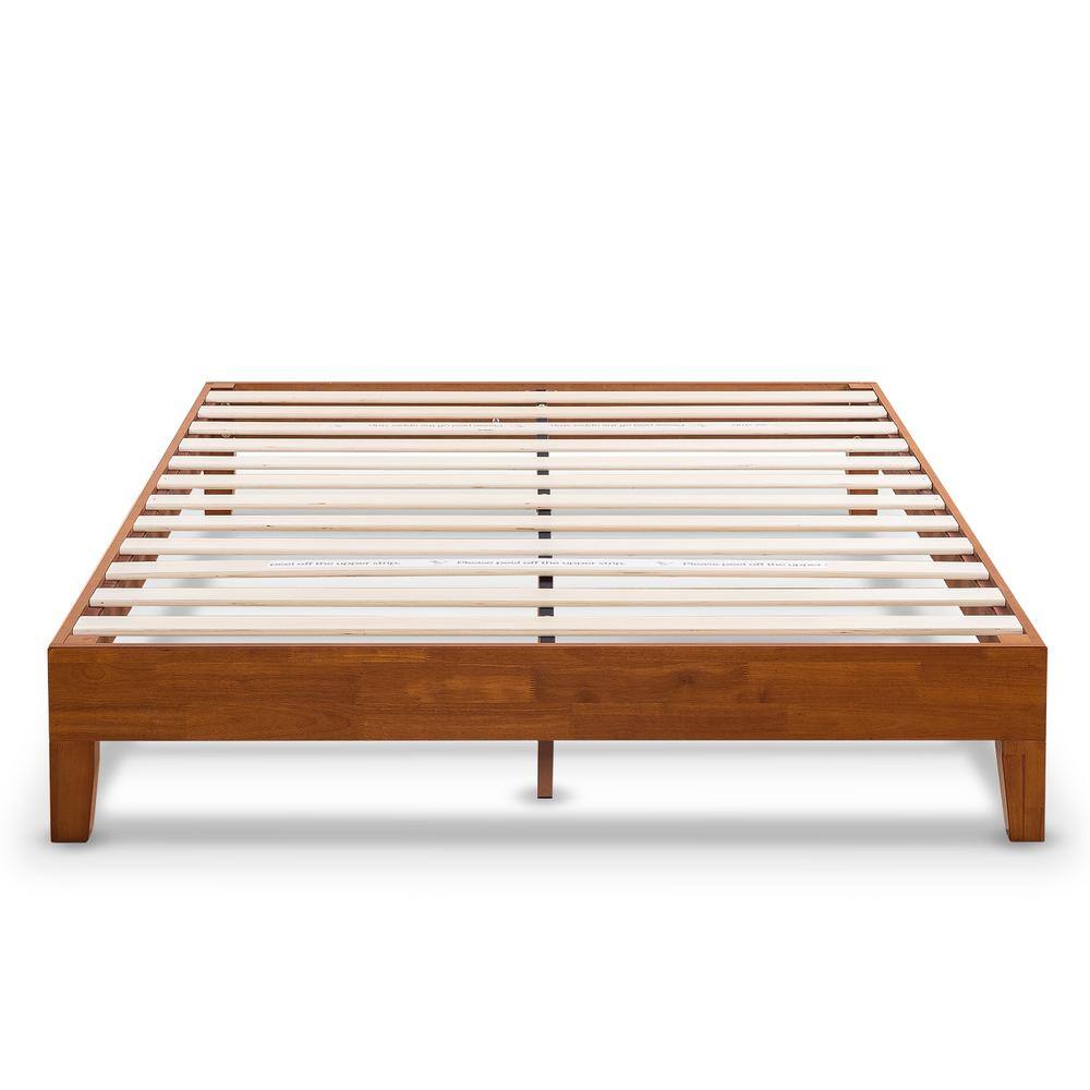 Mellow Naturalista Grand 12 in. Cherry Full Solid Wood Platform Bed ...