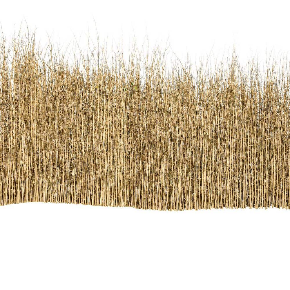 96 in. L x 48 in. H Natural Untrimmed Bamboo Twig Rolled Privacy Fence 1-Roll price history on PriceWatchPro