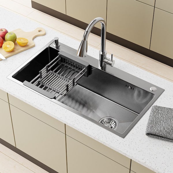 QATSPACE DESIGNS INC 32 in. Drop-in/Undermount Single Bowl 16