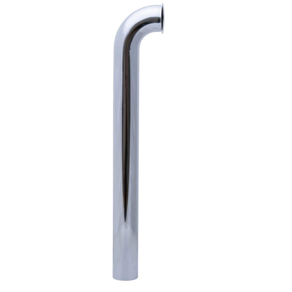 1-1/2 in. x 15 in. Chrome-Plated Brass Sink Drain Outlet Waste Arm