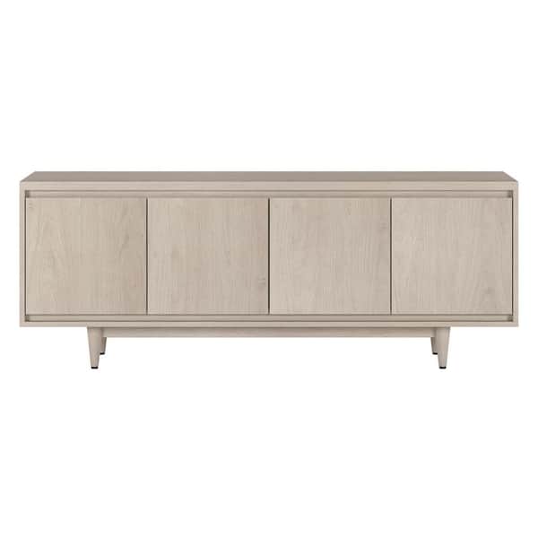 Meyer&Cross Duran 68 in. Alder White TV Stand Fits TV's up to 75 in.
