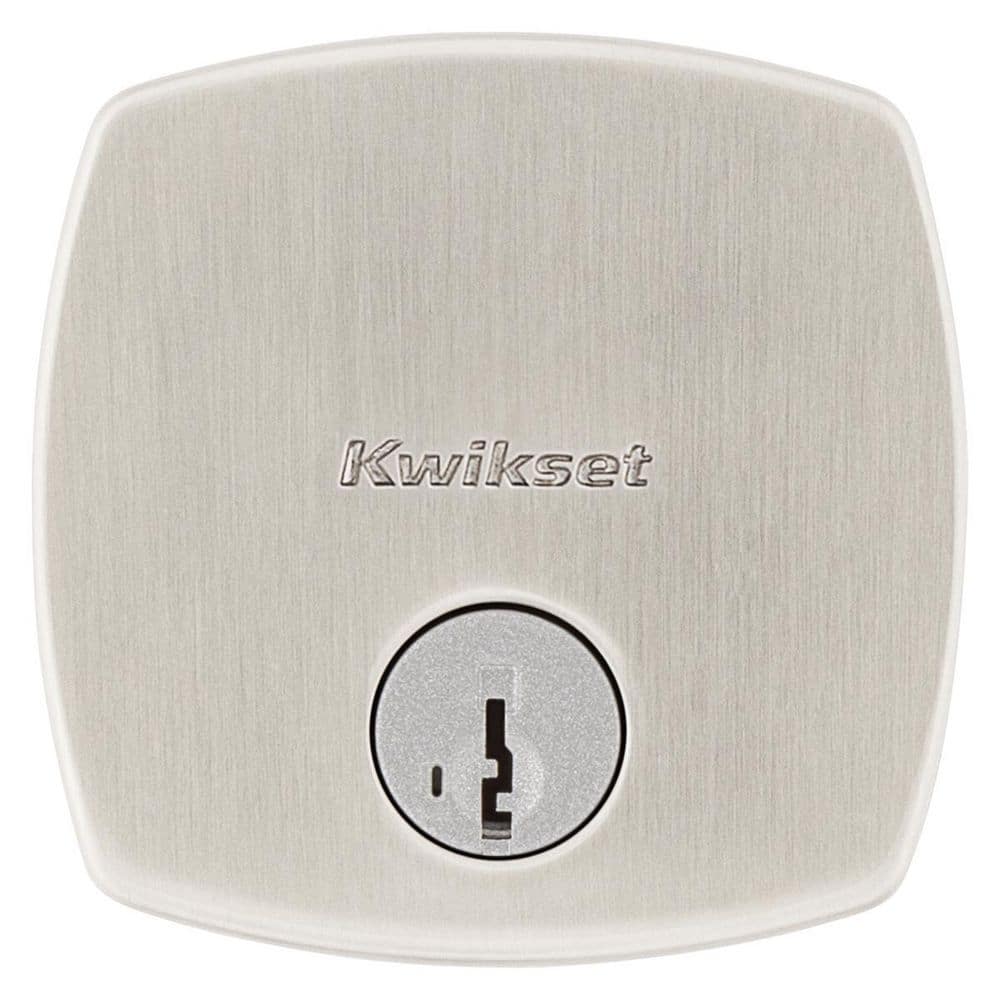 Satin Nickel Single Cylinder Deadbolt Door Lock