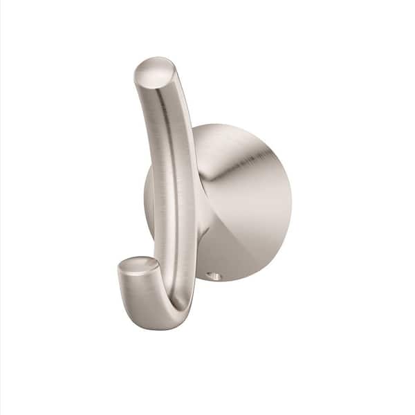 Willa J-Hook Robe/Towel Hook in Spot Defense Brushed Nickel
