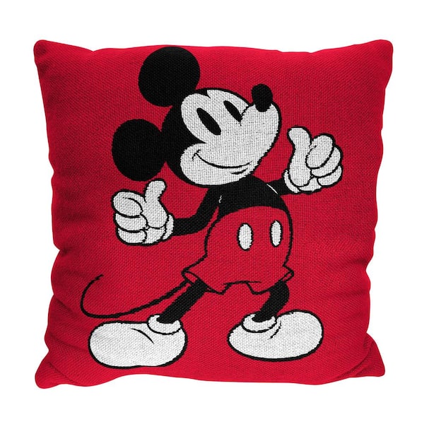 THE NORTHWEST GROUP Mickey Mouse Oh Boy 2Pk Double Sided Jacquard Pillow  1MIC469000001RET - The Home Depot