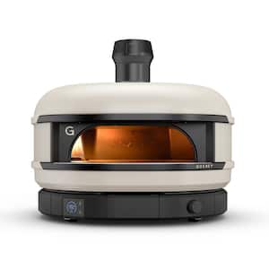 Dome S1 Propane Outdoor Pizza Oven in Bone White