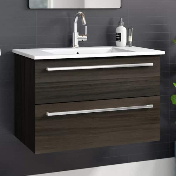 Cutler Kitchen and Bath Silhouette 30 in. W x 18 in. D x 20in. H S/Sink ...