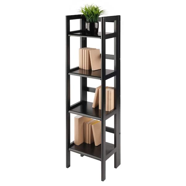 Winsome Wood Terry 4 Tier Foldable, Winsome Terry Folding Bookcase