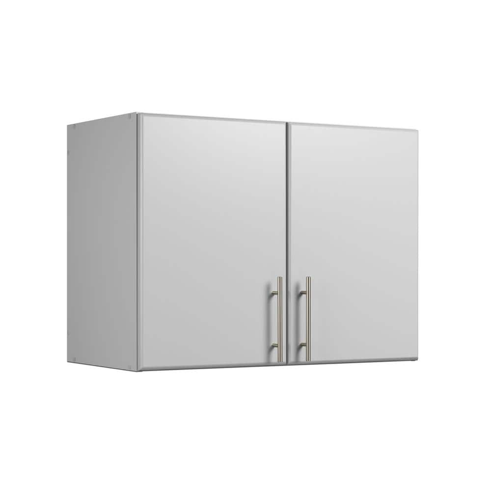 Reviews for Prepac Elite Light Gray 32 in. Stackable Wall Storage ...