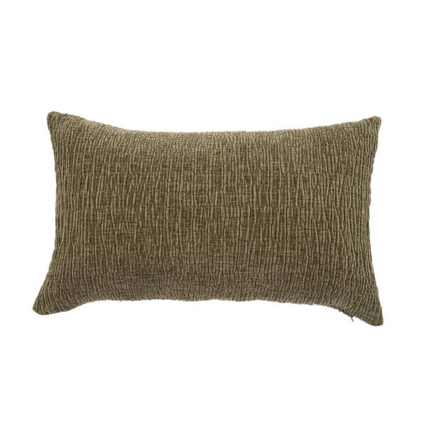 EverGrace Mabel Textured Washed Chenille Lumbar 24 in. x 14 in. Pillow