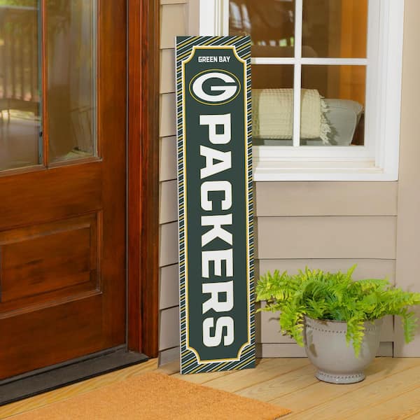 Evergreen Enterprises 47 in. Double Sided Leaner Porch Sign, Green