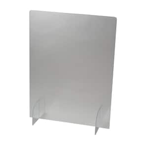 24 in. x 32 in. Freestanding Protective Sneeze Safety Shield