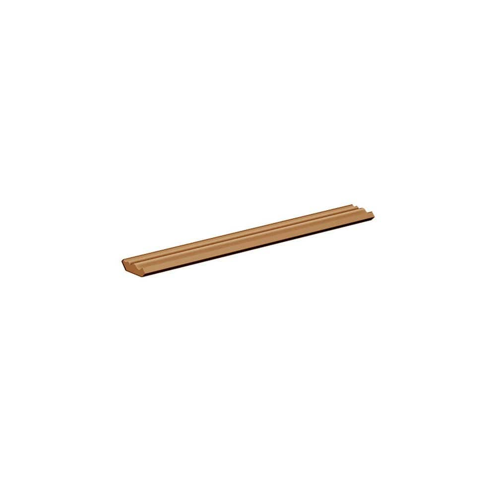 Aberdeen Recessed 96 in. W x 2 in. H x 2 in. D in Caramel Crown Molding in 