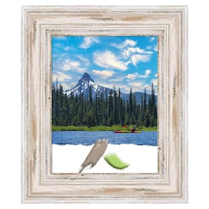 Alexandria White Wash Wood Picture Frame Opening Size 11 x 14 in.