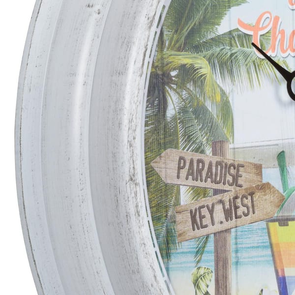 Margaritaville Margaritaville Wall Indoor/Outdoor Analog