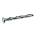 10 X 3/4 Zinc Plated Phillips Drive Type 17 Coarse Thread Pan Head Screw Sold By The Box