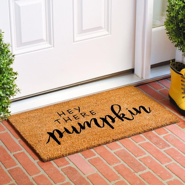 Hey There Pumpkin Doormat, 17" x 29"
