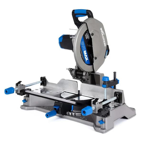 Evolution S14MCS Metal Cutting Mitering Chop Saw with 14 in. EVOMAX14ST Blade