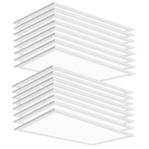 Integrated Light Panel KOAOEIRS 2 ft. x 4 ft. 7800 Lumens Integrated LED Panel Light Lay in ...