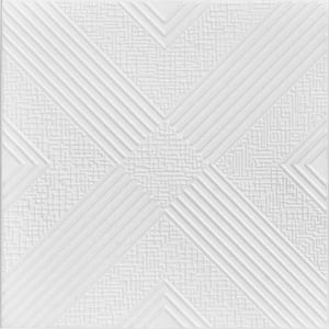Bead Board Styrofoam Ceiling Tile 20 in x 20 in - #R104