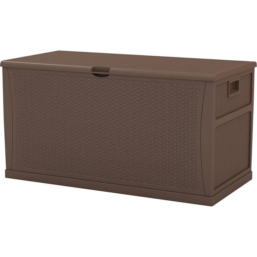 Patiowell 125 gal. Resin Deck Box, Large Outdoor Storage Box for Patio