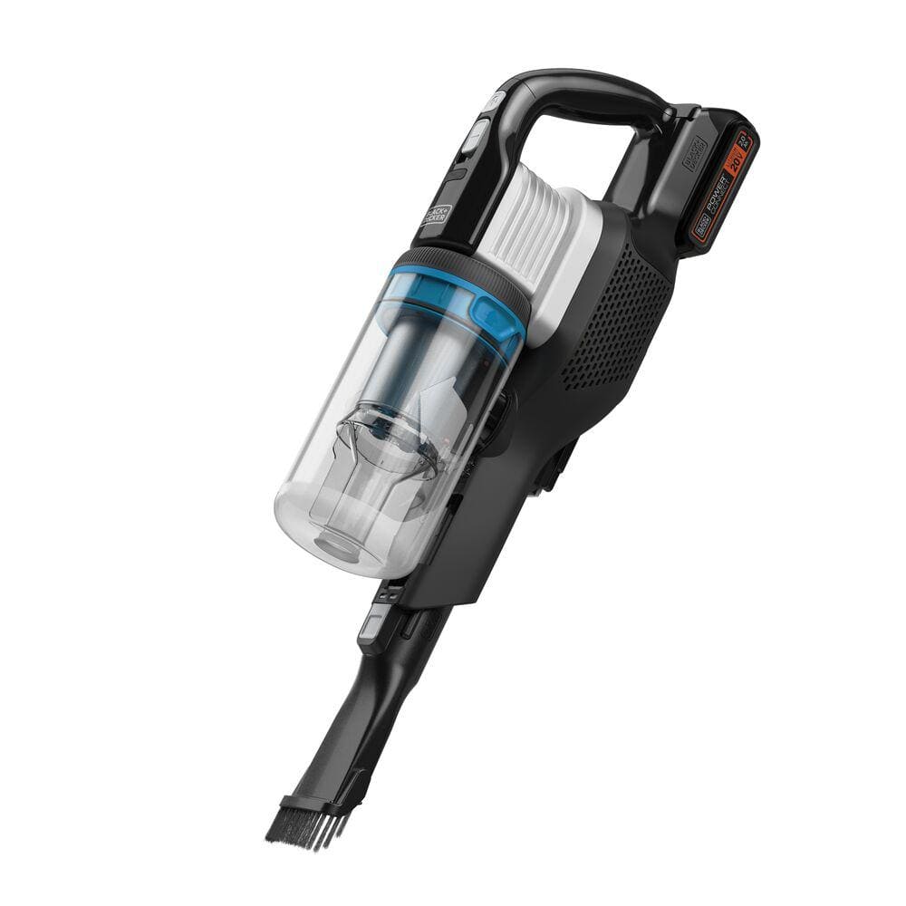 Black and Gray Convertible Cordless Stick Vacuum for Pets