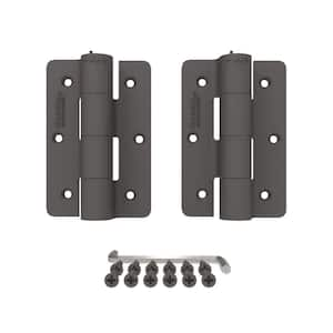 3.125 in. x 4.875 in. Matte Bronze Aluminum Standard Butterfly Hinge