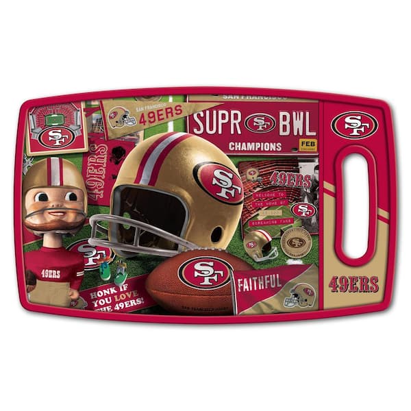 NFL San Francisco 49ers Retro Series Polypropyene Cutting Board