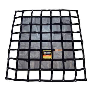 4.75 ft. x 5.25 ft. Heavy-Duty Cargo Net, Integrated Mesh, Adjustable, Load Certified, 4 Straps and Bag Included