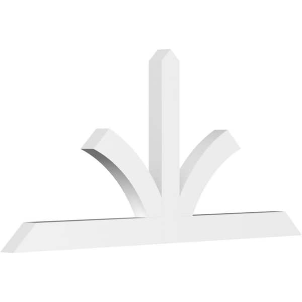 Ekena Millwork Richland 96 in. W x 44 in. H x 4 in. D Signature Polyurethane Bracket