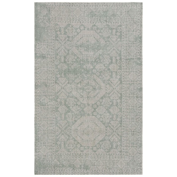 Maharaja 5 ft. x 8 ft. Sage/Green Persian Area Rug