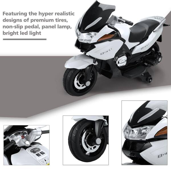 Harley Motorcycle Kids Ride On Motorcycle Toy 3-Wheel Chopper Motorbike  with LED