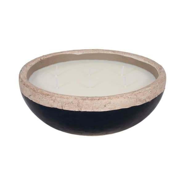 12 in. x 5 in. Blue Spiced Cranberry Coastal Bowl Candle 57 oz.