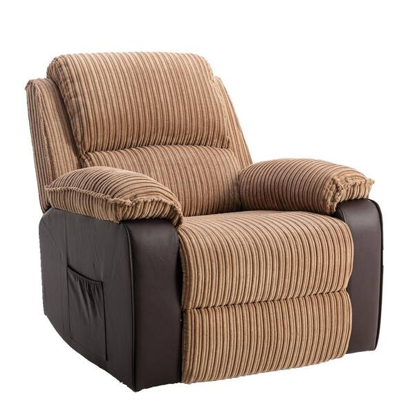 leather and fabric recliner chairs