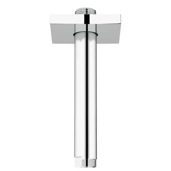 GROHE 6 in. Ceiling Arm Square in StarLight Chrome