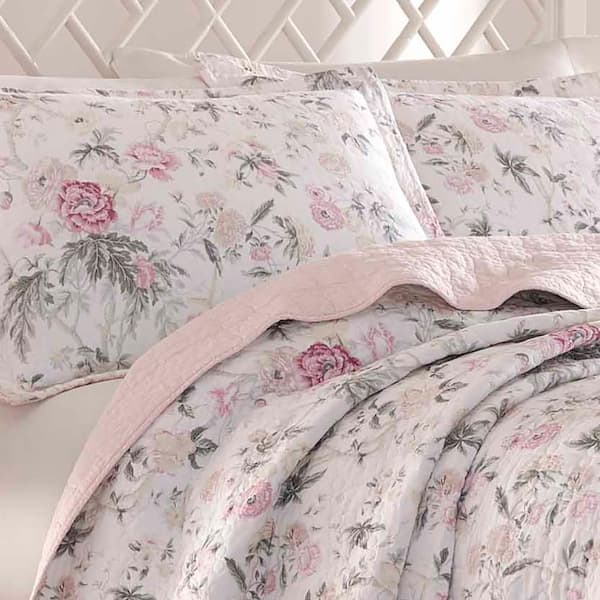 Breezy Floral Cotton Quilt Set