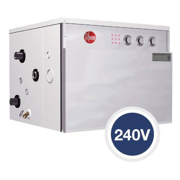 Rheem Commercial 10 Gal. 240-Volt 9kW 3-Phase Electric Booster Water Heater  E10-9-G 240 V - The Home Depot