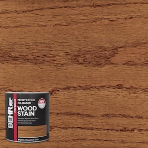 1 qt. #TIS-520 English Chestnut Transparent Oil-Based Penetrating Interior Wood Stain