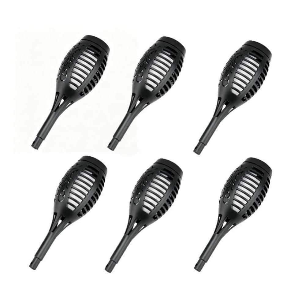6-Pack Waterproof Solar Outdoor Lights with Flickering Flame, Solar Torch Garden Lights for Halloween Decorations price history on PriceWatchPro