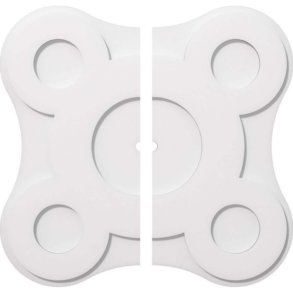 1 in. P X 9-3/4 in. C X 28 in. OD X 1 in. ID Luna Architectural Grade PVC Contemporary Ceiling Medallion, Two Piece price history on PriceWatchPro