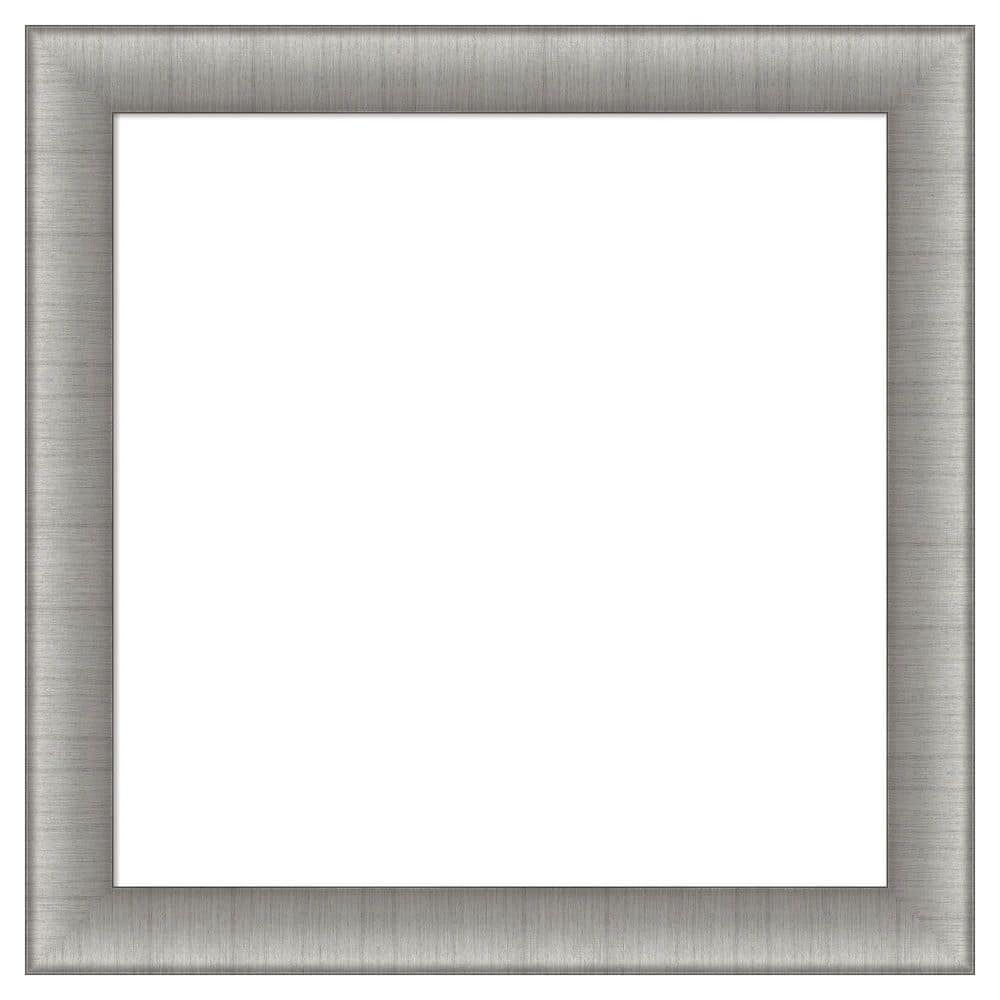 Elegant Brushed Pewter 29 in. x 29 in. Polystyrene Framed Dry Erase Magnetic Memo Board price history on PriceWatchPro