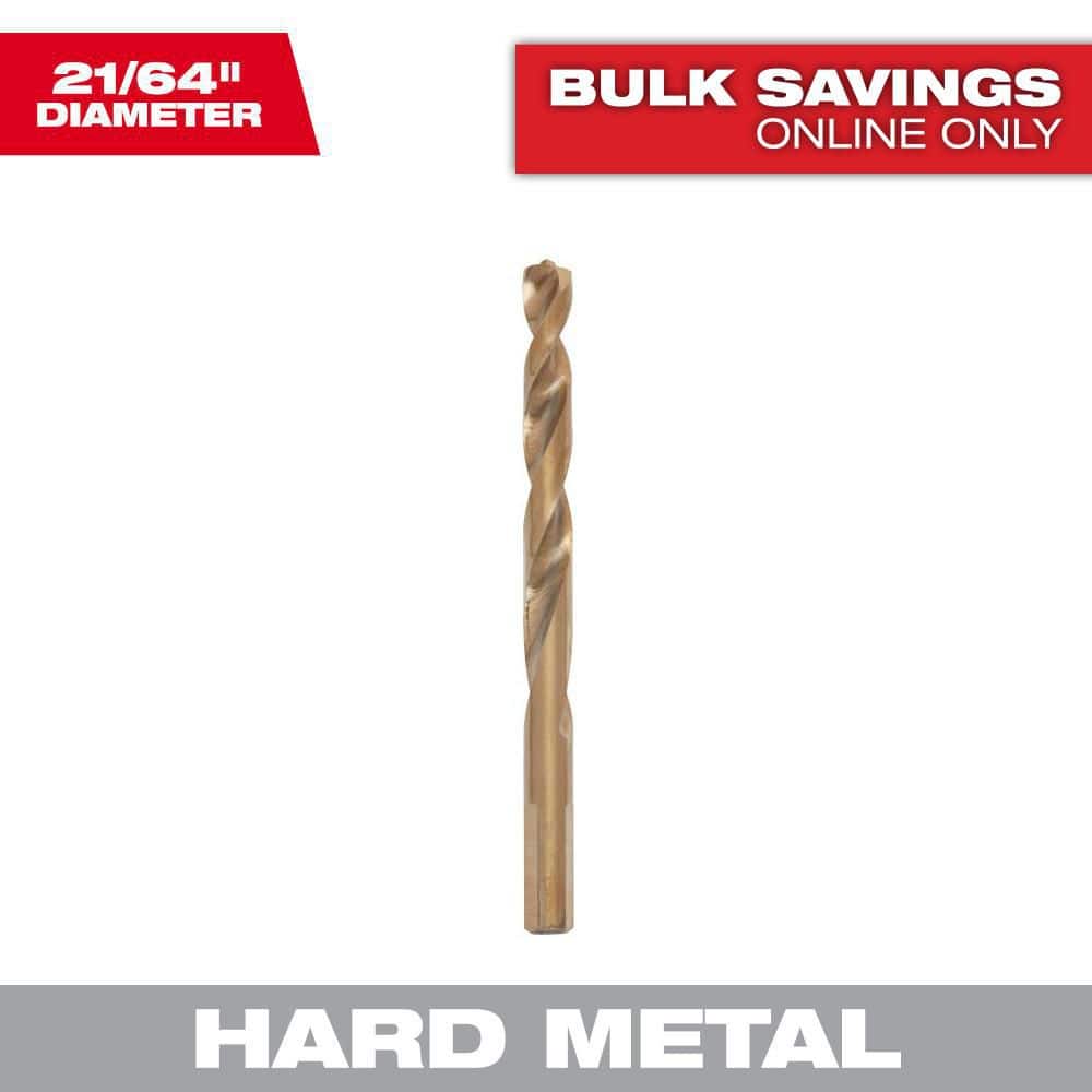 Milwaukee 21/64 in. Cobalt Red Helix Drill Bit 48-89-2318 - The