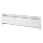 35 in. 120-volt 500-watt SoftHeat Hydronic Electric Baseboard Heater in White