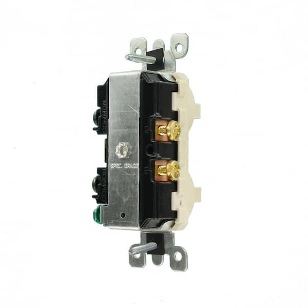 Double Switch Light Almond R56 05224 2ts